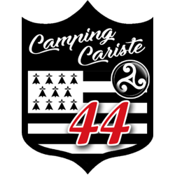 campingcariste Breton 44 - 15x11,2cm - Autocollant(sticker)