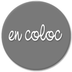En coloc gris (10cm) - Sticker/autocollant