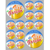 Enterrement de vie de garçon (2fois 9cm - 12fois 5cm) - Sticker/autoc
