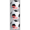 Football (3 fois 9cm) - Autocollant(sticker)