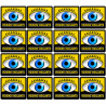 voisinage surveillance - 16fois 5cm - Sticker/autocollant
