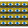 voisinage surveillance - 16fois 5cm - Autocollant(sticker)