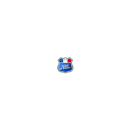 pour supporter : Allez les bleus ! - 15cm - Autocollant(sticker)