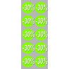Soldes remise 30% rond (10 fois 5cm) - Sticker/autocollant