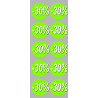 solde 30% rond - 10 stickers de 5cm - Autocollant(sticker)