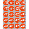 Soldes remise 40% (20 fois 5cm) - Sticker/autocollant
