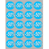 Autocollant (sticker):  Ronds 50% 4