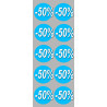 Autocollant (sticker):  Ronds 50% 5