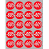 Soldes remise 60% (20 fois 5cm) - Sticker/autocollant