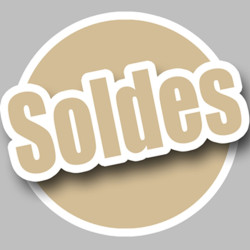 Soldes Couleur Imitation Or (20cm) - Autocollant(sticker)