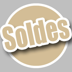 solde couleur imitation OR - 20cm - Sticker/autocollant