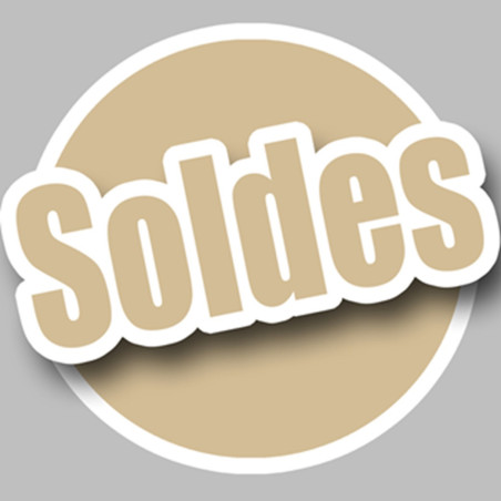 Soldes Couleur Imitation Or (20cm) - Autocollant(sticker)