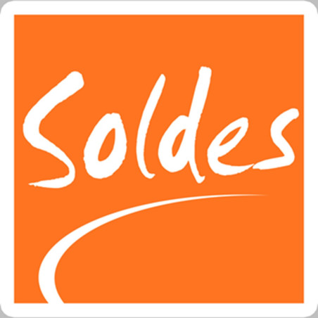 Soldes Carré Orange (20cm) - Autocollant(sticker)