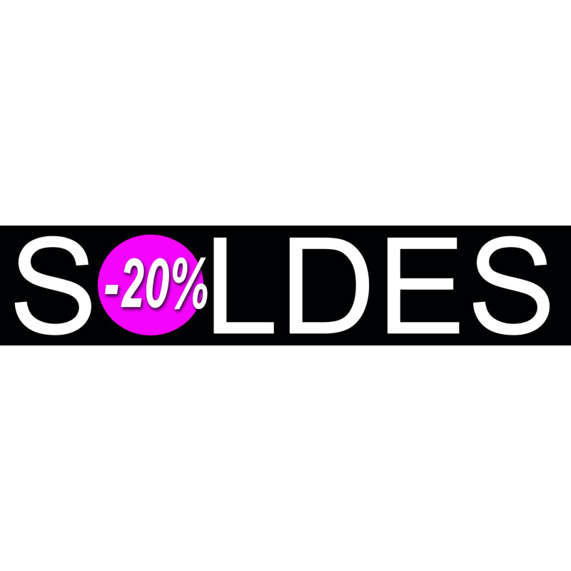 solde design 20% - 21x4,4cm - Sticker/autocollant