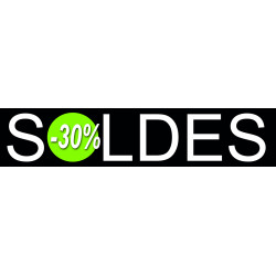 Soldes Design 30% (21x4,4cm) - Autocollant(sticker)