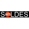 Soldes Design 40% (21x4,4cm) - Sticker/autocollant