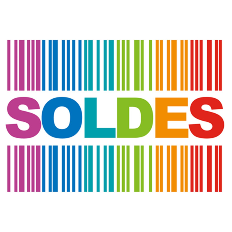 Soldes Ambiance Code Barre (30x20.5cm) - Sticker/autocollant