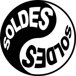 Soldes Yin Yang (20cm) - Autocollant(sticker)