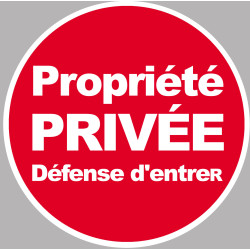 propriété privée (5cm) - Sticker / autocollant