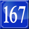 numéroderue167 - classique 10x10cm - Autocollant(sticker)