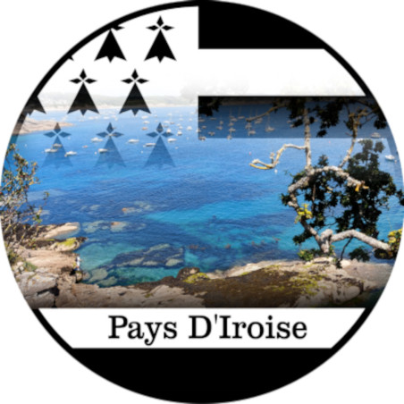 Côte Pays d'Iroise - (10x10cm) - Sticker/autocollant