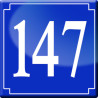 numéroderue147 - classique 10x10cm - Autocollant(sticker)