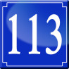 numéroderue113 - classique 10x10cm - Autocollant(sticker)
