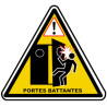 Portes Battantes (15x13.5cm) - Sticker/autocollant