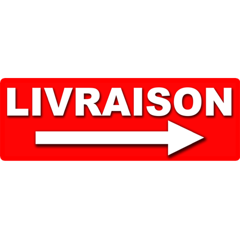 Livraison droite (29x10cm) Sticker / autocollant