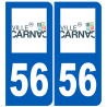 immatriculation Carnac 56 - Sticker/autocollant