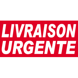Livraison urgente - 30x14 cm - Sticker/autocollant