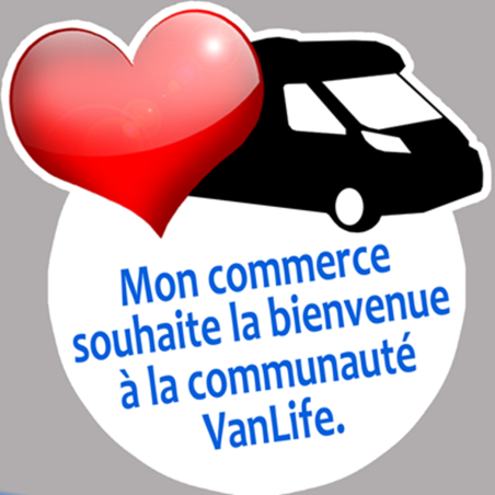 bienvenue à la communauté VanLife - 20cm - Autocollant(sticker)