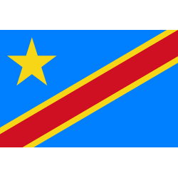 Drapeau République démocratique du Congo (19.5x13cm) - Autocollant(sticker)