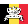 L'union fait la force - 5x3.5cm - Autocollant(sticker)