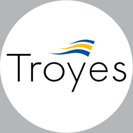Troyes (20cm) - Autocollant(sticker)
