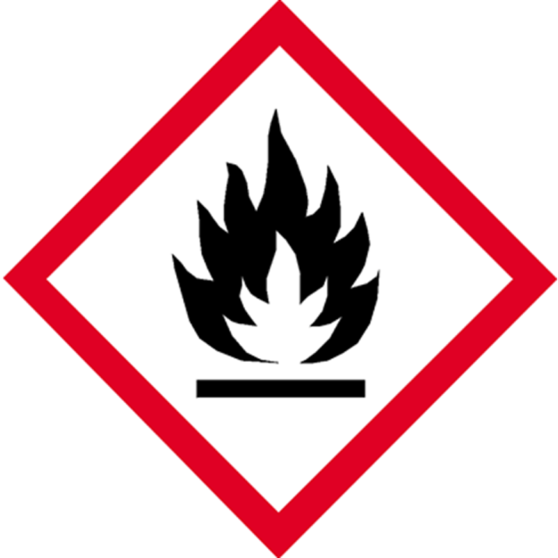 produits inflammables (10cm) - Autocollant(sticker)