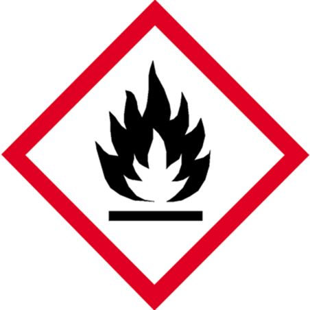 produits inflammables (10cm) - Autocollant(sticker)