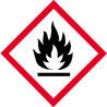 produits inflammables (10cm) - Autocollant(sticker)