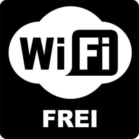 WIFI Frei - 5cm - Autocollant(sticker)