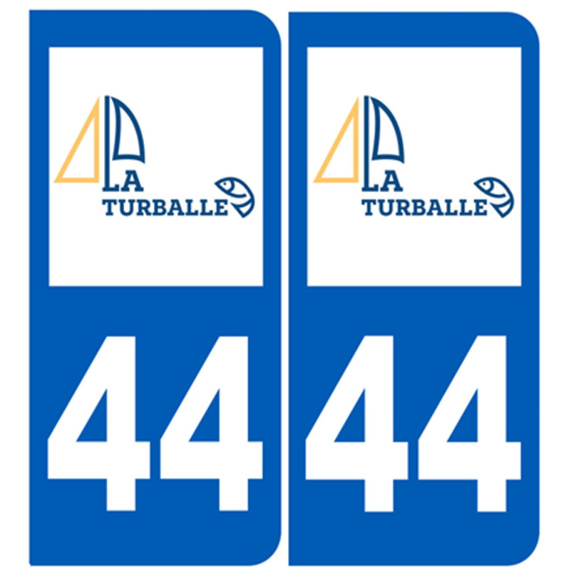 immatriculation La Turballe - Autocollant(sticker)