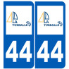 immatriculation La Turballe - Autocollant(sticker)