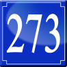 numéroderue273 - classique 10x10cm - Autocollant(sticker)