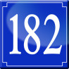 numéroderue182 - classique 10x10cm - Autocollant(sticker)