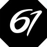numéroderue61 - architecte 10x10cm - Autocollant(sticker)