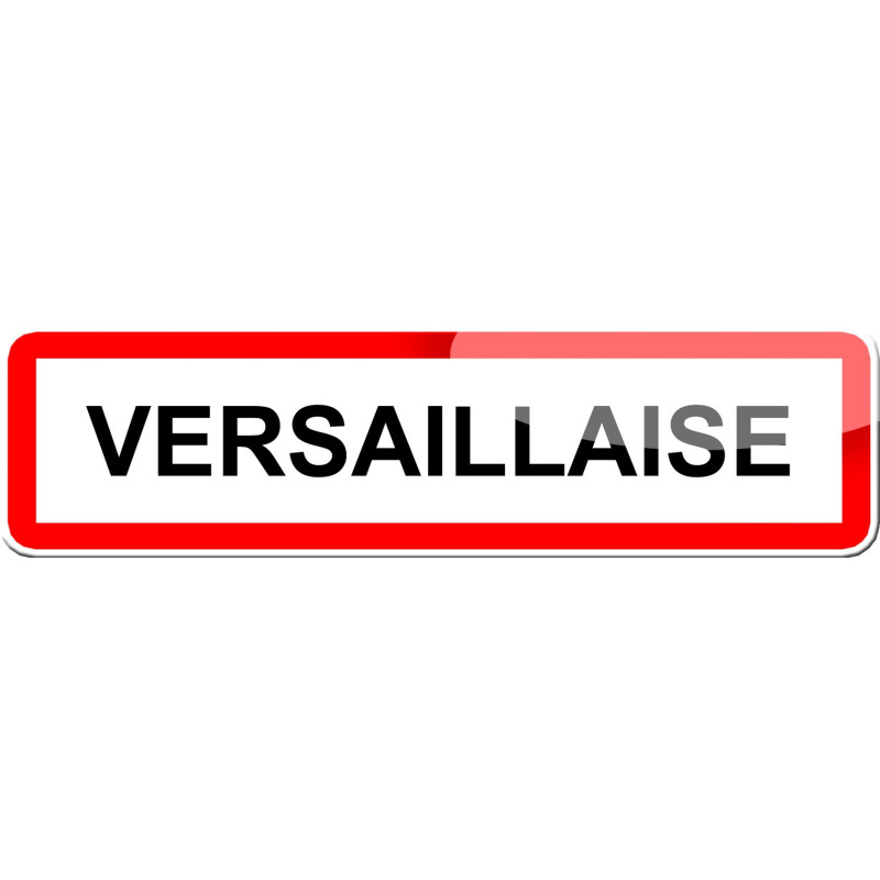 Versaillaise (15x4cm) - Sticker/autocollant