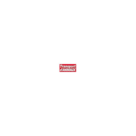 Transport d'animaux - 30x14cm - Autocollant(sticker)