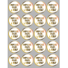 Imposé sur l'ISF (20 stickers de 5x5cm) - Sticker/autocollant