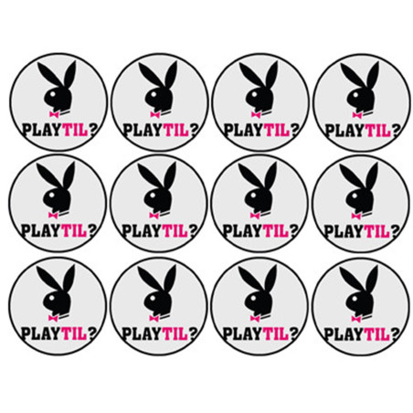 Playtil (12 fois 5cm) - Sticker/autocollant