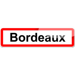 Bordeaux (15x4cm) - Sticker/autocollant