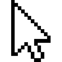 curseur flèche - 15cm - Sticker/autocollant